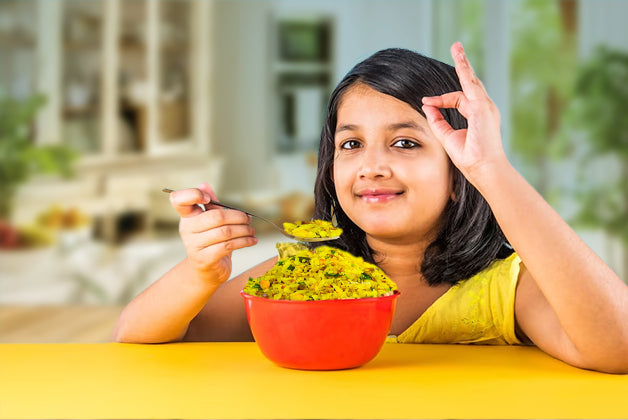 Healthy and balanced poha recipe for kids