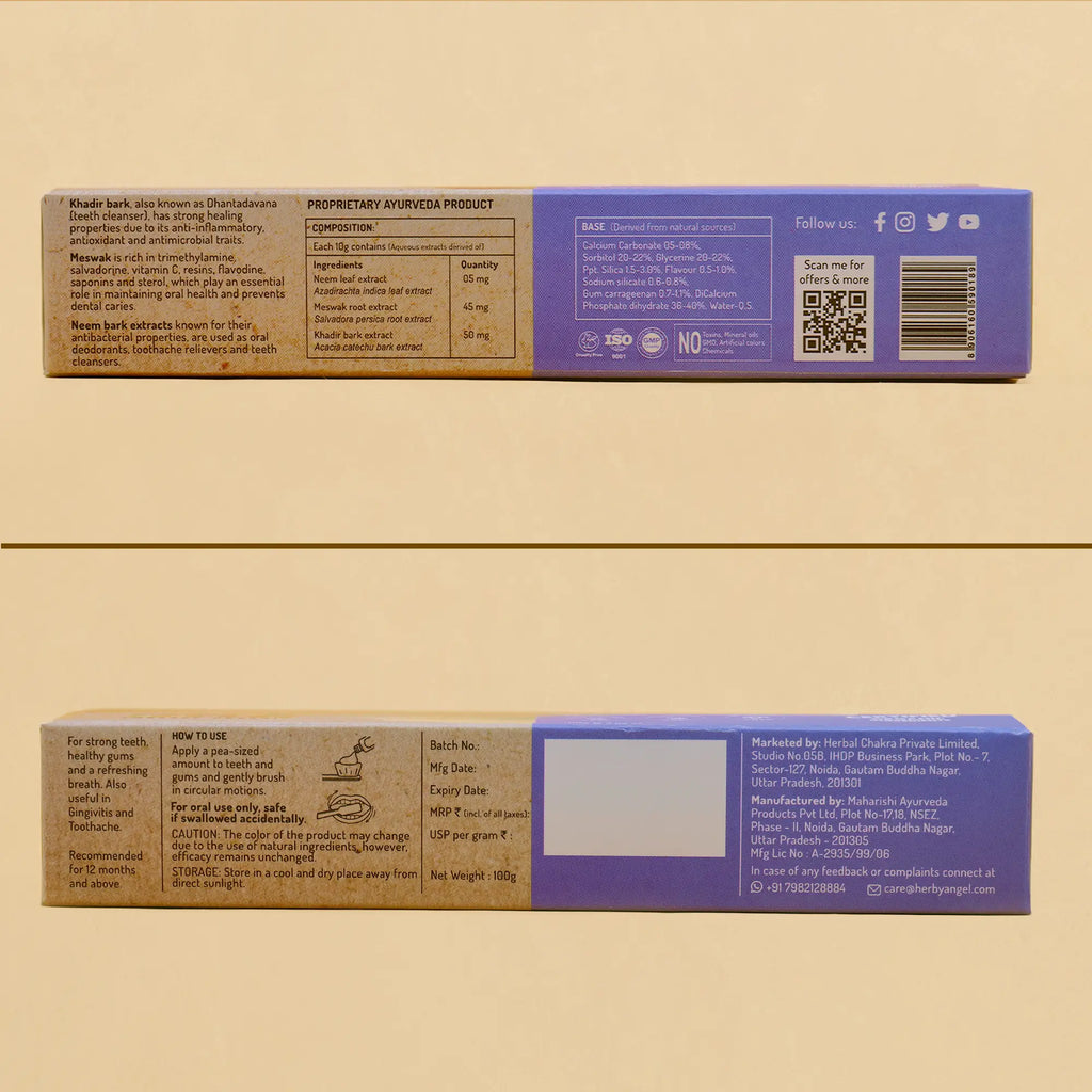 Herby Angel Berry Burst Toothpaste: Organic Care for Baby's Teeth ...