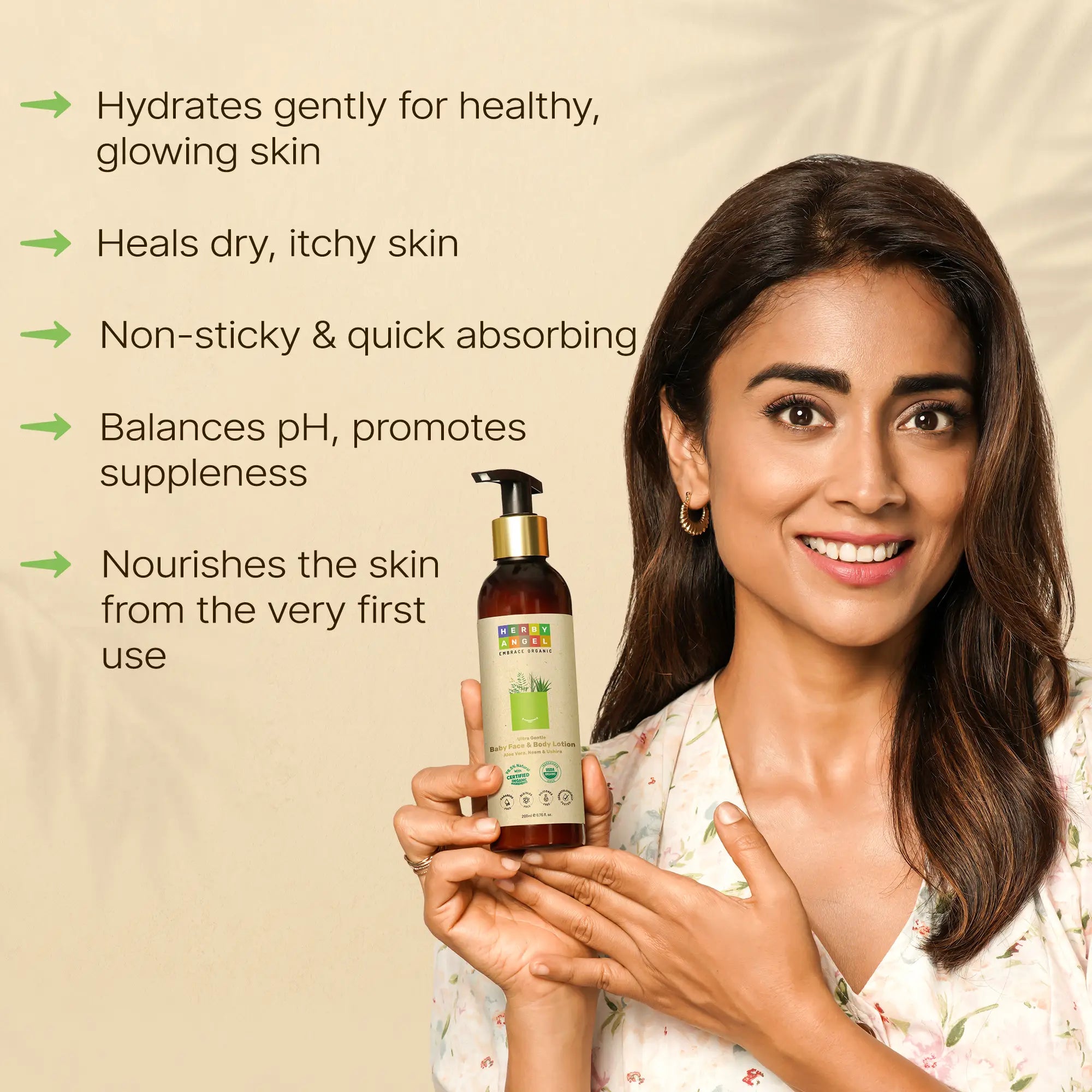 Angel heals deals organic baby lotion